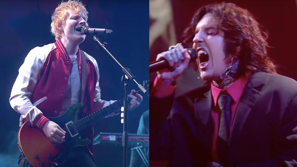 Surprise! Bring Me The Horizon join Ed Sheeran for BRITs 2022 opening performance Ed Sheeran,BRITs,Bring Me The Horizon