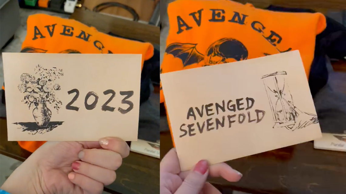 AVENGED SEVENFOLD Begins Teasing New Album Via Postcard AVENGED SEVENFOLD,New Album