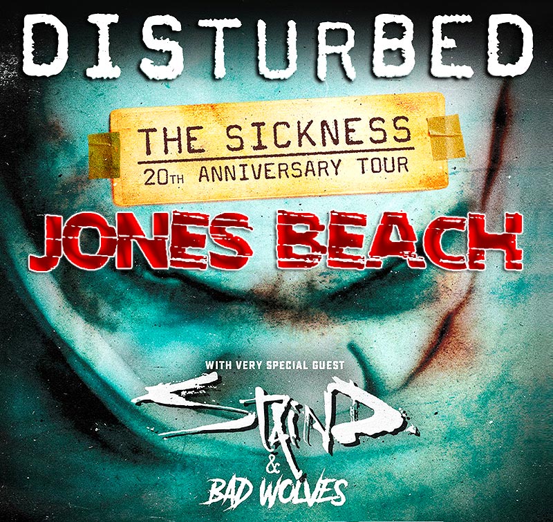 Disturbed / Staind & Bad Wolves - Aug 6, 2020