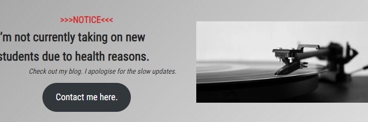 I hope this message finds you well. I am writing to share an important update regarding my guitar teaching services. After much consideration and due to health reasons, I have made the difficult decision to cease all physical and online guitar lessons.